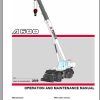 Terex Crane A600 Operation and Maintenance Manual
